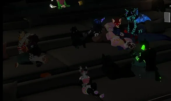FNC movie night in a VRChat theater